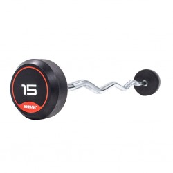 Jordan Classic Rubber Barbells - Curl Bars 15kg