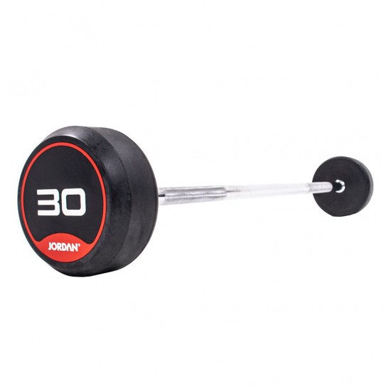 Jordan Classic Rubber Barbells - Straight Bars 30kg