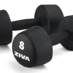 ZVO Urethane Tribell Studio Dumbbells 1 kg - 10 kg set (10 pair set)